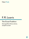 The Great Tradition (eBook): George Eliot, Henry James, Joseph Conrad